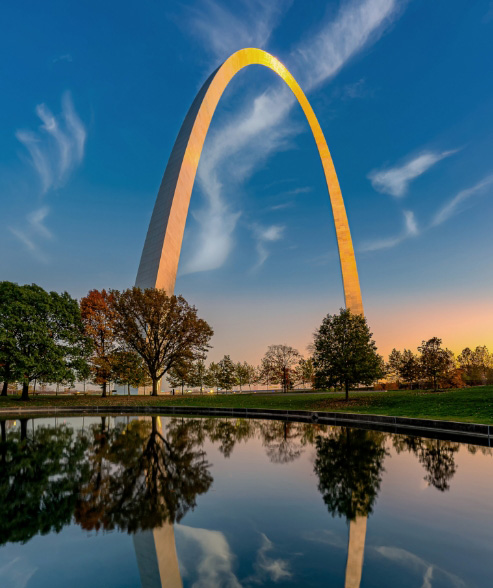 The Gateway Arch in Missouri