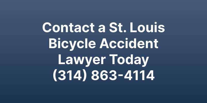 Contact a St. Louis Bicycle Accident Lawyer
