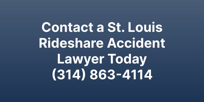Contact a St. Louis rideshare accident lawyer